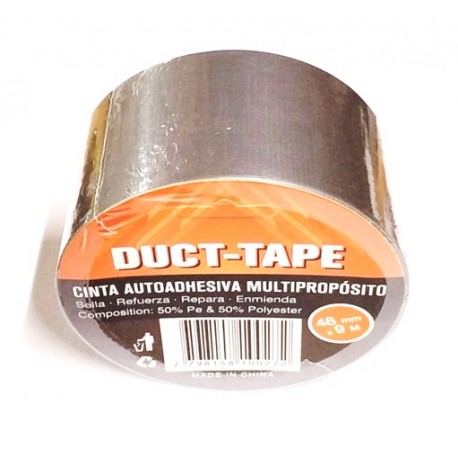 Cinta Duct-tape Gris 48mmx9m (imp)