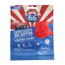 Aromatizador Route 66  Frutos Rojos P/ventilacion Auto